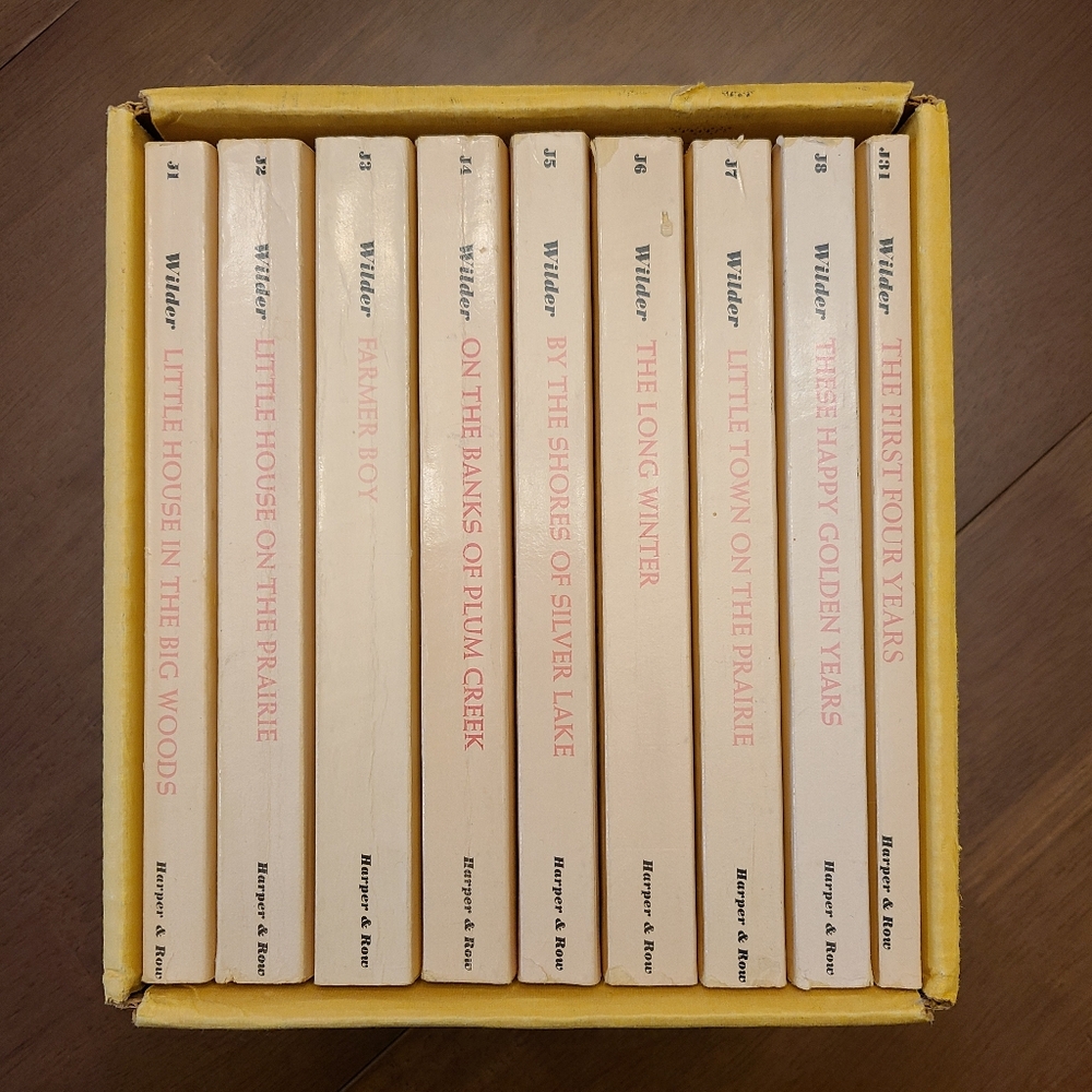 Boxed Complete Set First Edition 1971 Vintage Laura Ingalls Wilder Original Ownr